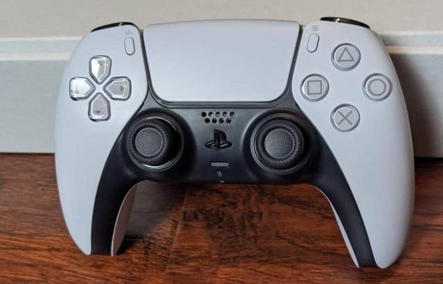 PlayStation 5 with 2 controllers