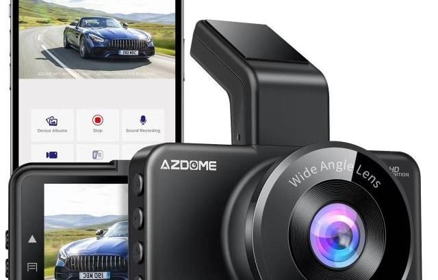 AZDOME M17 WiFi Dash Cam with APP 1080P FHD DVR Ca