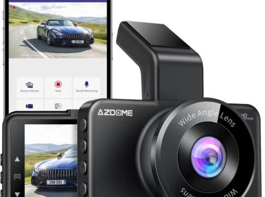 AZDOME M17 WiFi Dash Cam with APP 1080P FHD DVR Ca