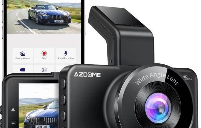 AZDOME M17 WiFi Dash Cam with APP 1080P FHD DVR Ca