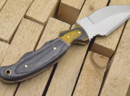 CUSTOM MADE D2 SKINNING KNIFE